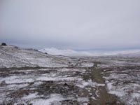 Snö på fjället