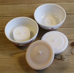 Extra gjutna ljus